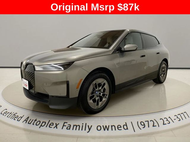 Oxide Gray Metallic 2023 BMW iX SUV / Crossover All-Wheel Drive Automatic