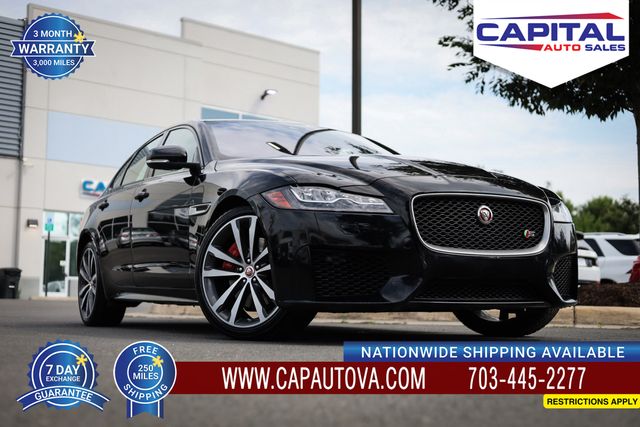 Black 2018 Jaguar XF Sedan All-Wheel Drive 8-Speed Automatic