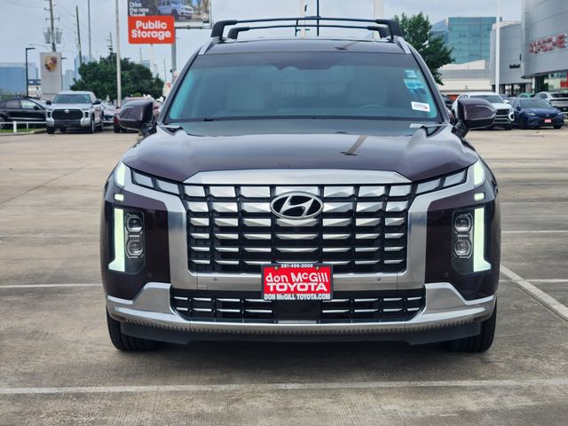 2023 Hyundai Palisade Calligraphy Red at Texan Dodge Chrysler Jeep Ram