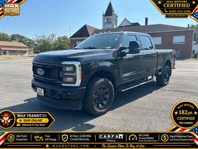 Black 2023 Ford F-250 Super Duty Pickup Truck Four-Wheel Drive Automatic