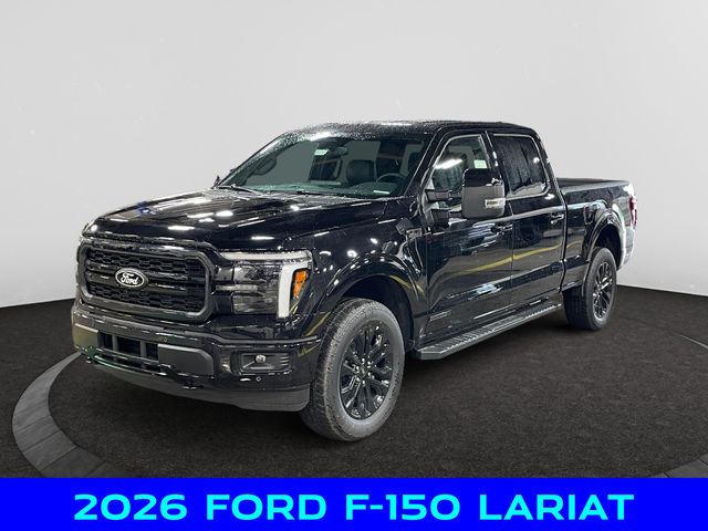 Black 2026 Ford F-150 Pickup Truck Four-Wheel Drive Automatic