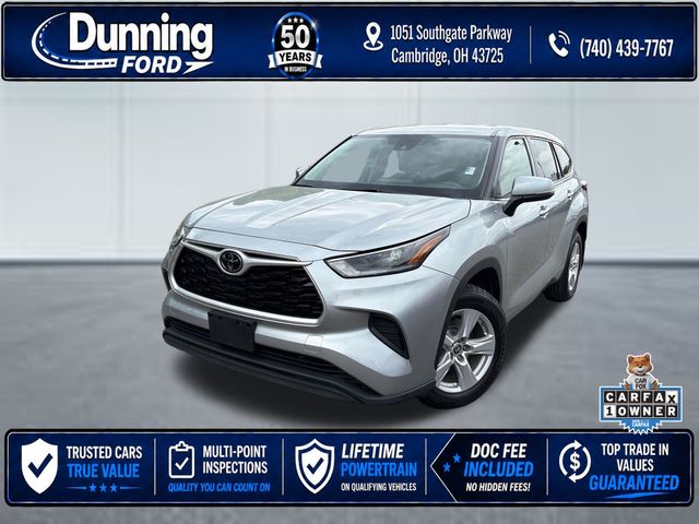 Celestial Silver Metallic 2021 Toyota Highlander SUV / Crossover All-Wheel Drive 8-Speed Automatic