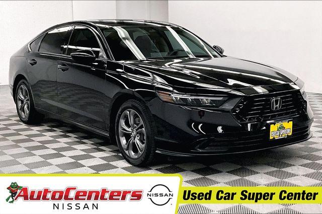 Canyon River Blue Metallic 2024 Honda Accord Sedan Front-Wheel Drive Continuously Variable Transmission