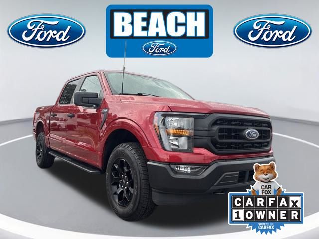 Red Metallic 2023 Ford F-150 Pickup Truck Four-Wheel Drive Automatic