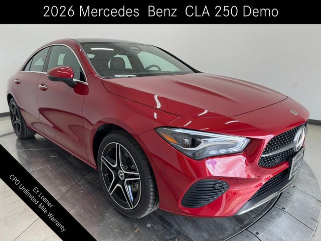 MANUFAKTUR Patagonia Red Metallic 2026 Mercedes-Benz CLA 250 4MATIC Coupe All-Wheel Drive 8-Speed Dual Clutch