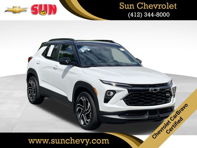 Summit White 2024 Chevrolet Trailblazer SUV / Crossover Four-Wheel Drive 9-Speed Automatic