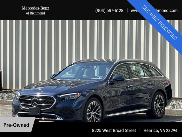 Nautical Blue Metallic 2025 Mercedes-Benz E-Class All-Terrain E 450 4MATIC Wagon All-Wheel Drive 9-Speed Automatic