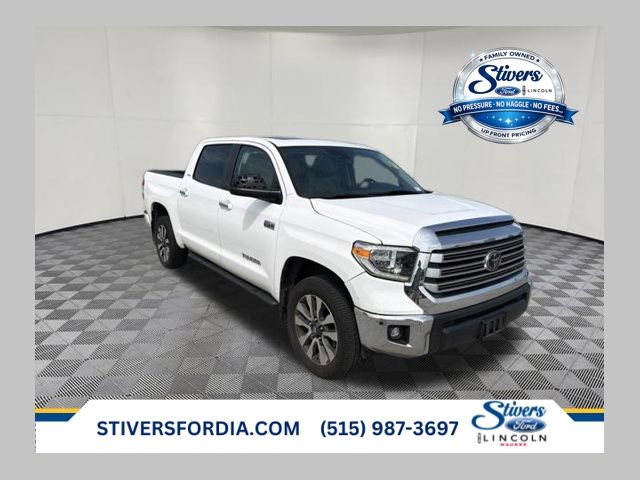 Super White 2021 Toyota Tundra Pickup Truck Four-Wheel Drive 6-Speed Automatic