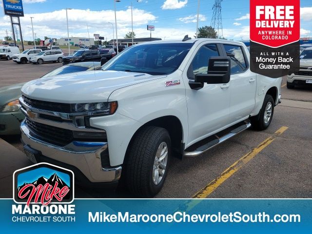 Summit White 2021 Chevrolet Silverado 1500 Pickup Truck Four-Wheel Drive Automatic