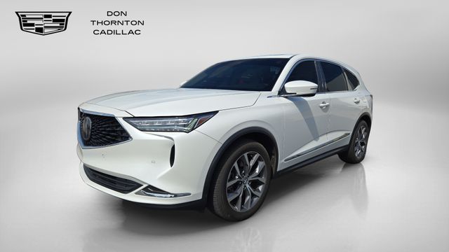 Platinum White Pearl 2022 Acura MDX FWD with Technology Package SUV / Crossover Front-Wheel Drive Automatic