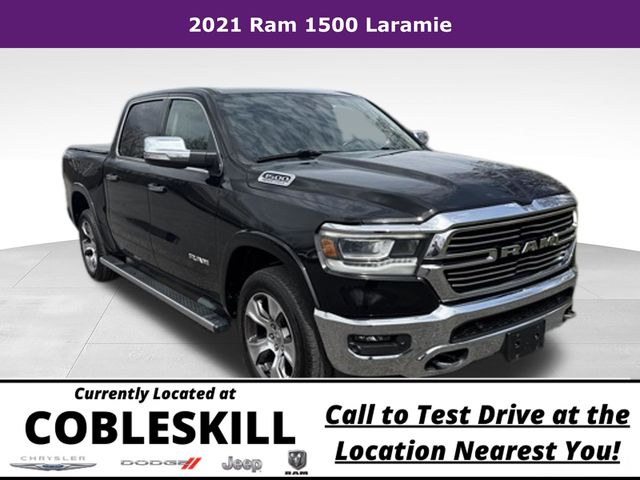 Diamond Black Crystal Pearlcoat 2021 RAM 1500 Pickup Truck Four-Wheel Drive 8-Speed Automatic