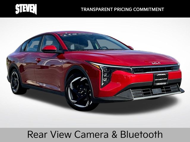 Currant Red 2025 Kia K4 Sedan Front-Wheel Drive Continuously Variable Transmission
