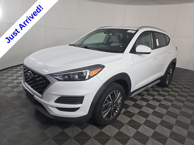 Cream 2021 Hyundai Tucson SUV / Crossover All-Wheel Drive 6-Speed Automatic