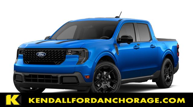 Blue 2026 Ford Maverick Pickup Truck All-Wheel Drive Continuously Variable Transmission