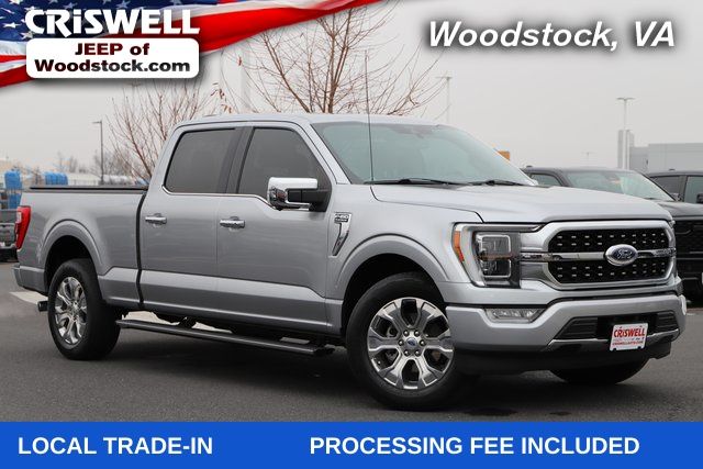 Iconic Silver Metallic 2021 Ford F-150 Platinum SuperCrew RWD Pickup Truck 4X2 Automatic