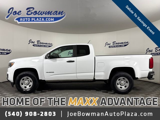 Summit White 2017 Chevrolet Colorado Work Truck Extended Cab LB 4WD Pickup Truck Four-Wheel Drive 6-Speed Automatic