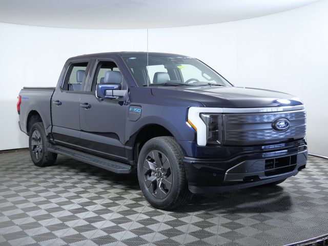 Blue Metallic 2023 Ford F-150 Lightning Pickup Truck All-Wheel Drive Automatic