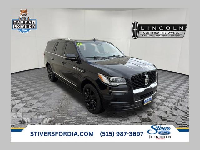 Black Metallic 2024 Lincoln Navigator SUV / Crossover Four-Wheel Drive Automatic