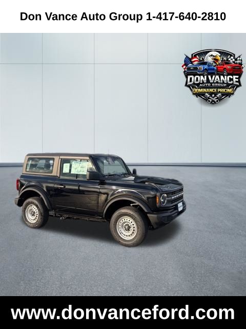 Shadow Black 2025 Ford Bronco 2-Door 4WD SUV / Crossover Four-Wheel Drive Automatic