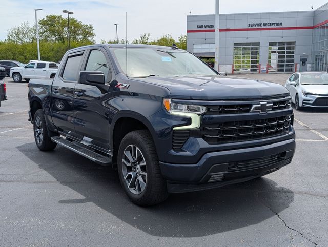 Northsky Blue Metallic 2022 Chevrolet Silverado 1500 Pickup Truck Four-Wheel Drive Automatic