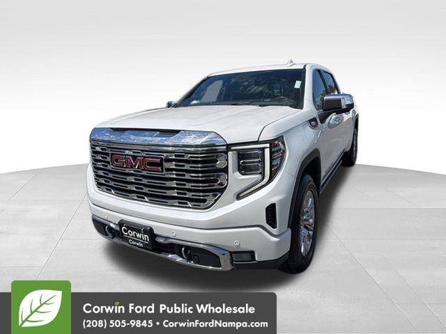 White Frost Tricoat 2022 GMC Sierra 1500 Pickup Truck Four-Wheel Drive Automatic