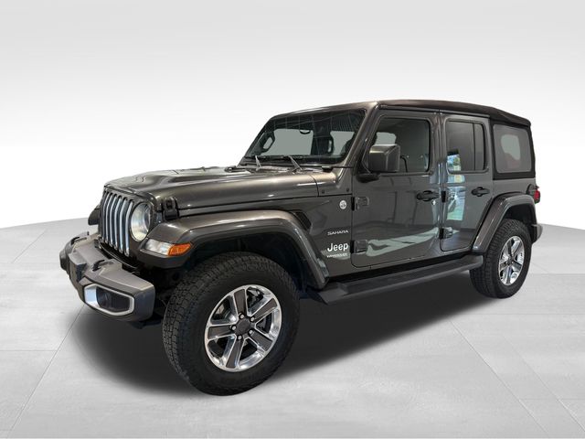 2021 Jeep Wrangler Unlimited Sahara Gray at Stokes Volkswagen