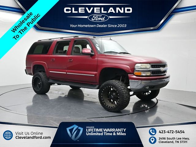 Sport Red Metallic 2004 Chevrolet Suburban SUV / Crossover Rear-Wheel Drive 4-Speed Automatic Overdrive