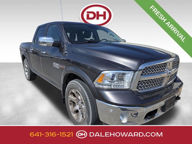 Gray (Granite Crystal Metallic Clearcoat) 2017 RAM 1500 Pickup Truck Four-Wheel Drive 8-Speed Automatic