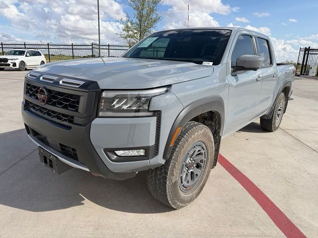 Boulder Gray Pearl 2026 Nissan Frontier Pickup Truck Four-Wheel Drive 9-Speed Automatic Overdrive