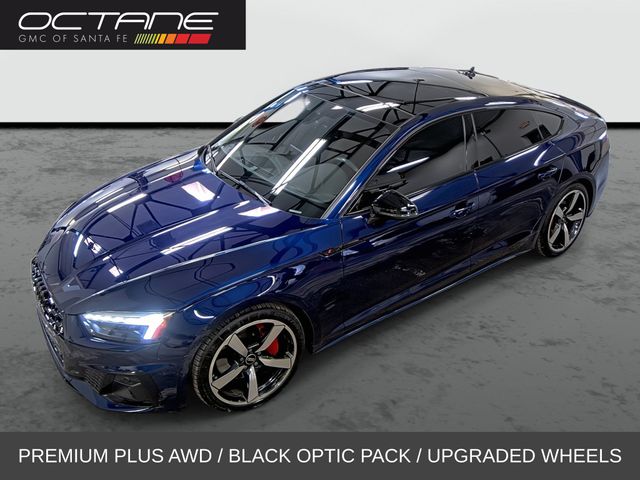Blue Metallic 2023 Audi A5 Sportback Sedan All-Wheel Drive 7-Speed Automatic