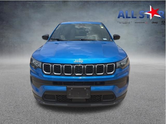 Hydro Blue Pearlcoat 2024 Jeep Compass SUV / Crossover Four-Wheel Drive 8-Speed Automatic