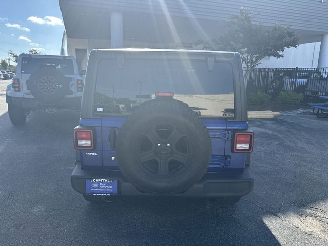 Used 2020 Blue Jeep Unlimited Sport S image 26