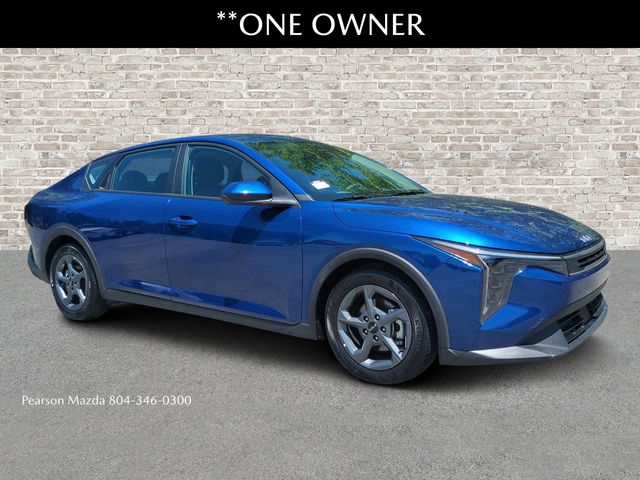 Deep Sea Blue 2025 Kia K4 Sedan Front-Wheel Drive Continuously Variable Transmission