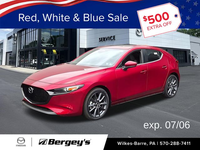 Soul Red Crystal Metallic 2026 Mazda MAZDA3 Hatchback Front-Wheel Drive 6-Speed Automatic