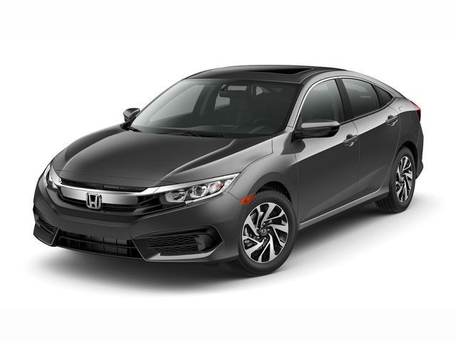 Silver Metallic 2016 Honda Civic Sedan Front-Wheel Drive Continuously Variable Transmission