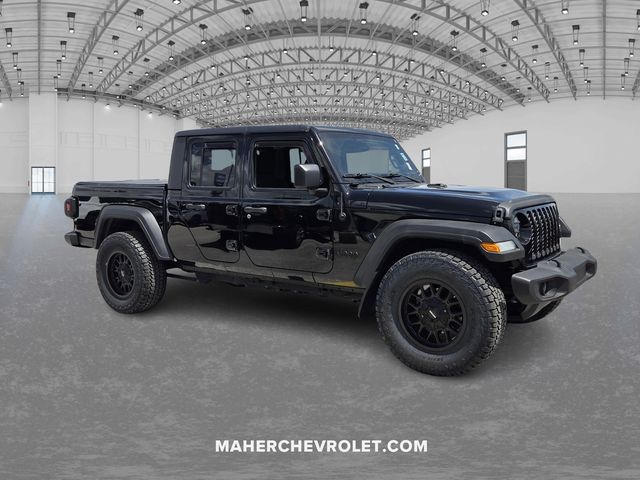 Black Clearcoat 2020 Jeep Gladiator Sport Crew Cab 4WD Pickup Truck Four-Wheel Drive 8-Speed Automatic