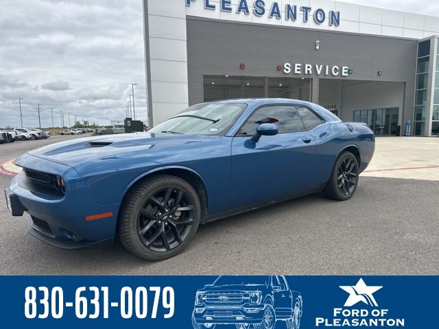Blue (Frostbite) 2023 Dodge Challenger SXT RWD Coupe Rear-Wheel Drive 8-Speed Automatic