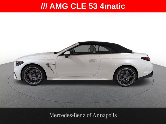 Moonlight White 2026 Mercedes-Benz CLE AMG CLE 53 4MATIC Coupe All-Wheel Drive 9-Speed Automatic