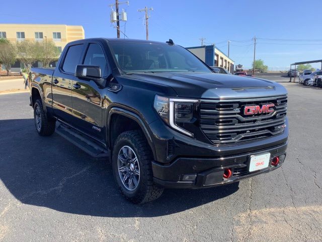 Onyx Black 2024 GMC Sierra 1500 AT4 Crew Cab 4WD Pickup Truck Four-Wheel Drive Automatic
