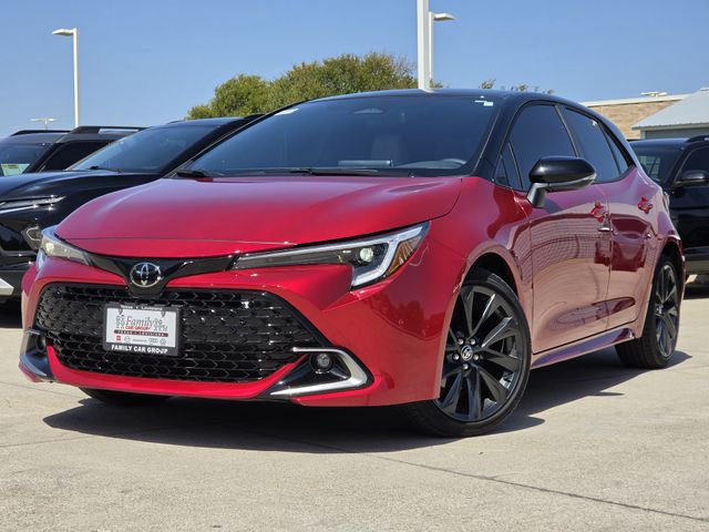 Midnight Black Metallic 2026 Toyota Corolla Hatchback Hatchback Front-Wheel Drive Continuously Variable Transmission
