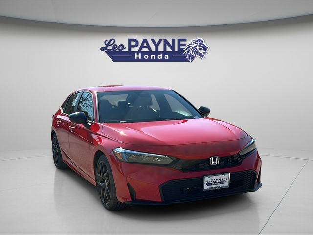 Rallye Red 2026 Honda Civic Sedan Front-Wheel Drive Continuously Variable Transmission