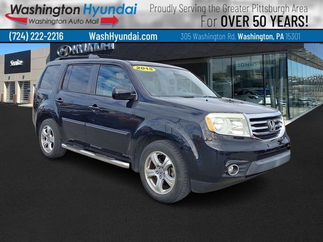 Crystal Black Pearl 2015 Honda Pilot EX-L 4WD SUV / Crossover Four-Wheel Drive 5-Speed Automatic