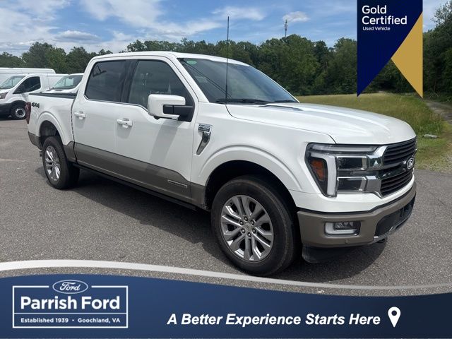 Star White Metallic Tri-Coat 2025 Ford F-150 King Ranch SuperCrew 4WD Pickup Truck Four-Wheel Drive Automatic