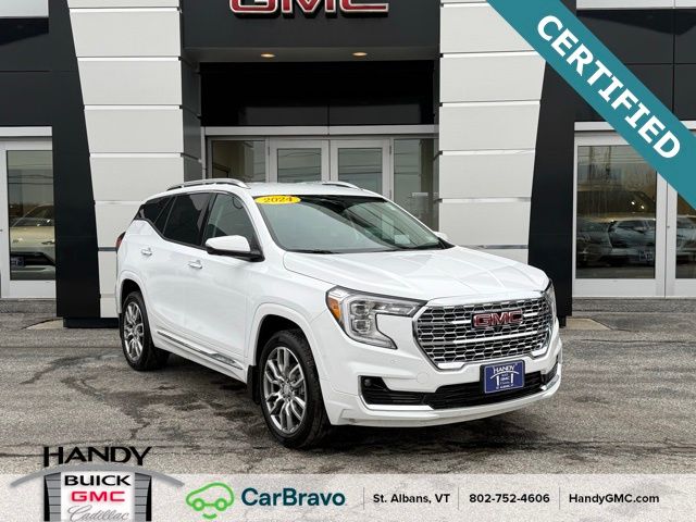 Summit White 2024 GMC Terrain Denali AWD SUV / Crossover All-Wheel Drive 9-Speed Automatic