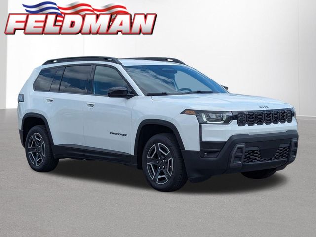 Bright White Clearcoat 2026 Jeep Cherokee SUV / Crossover Four-Wheel Drive Continuously Variable Transmission