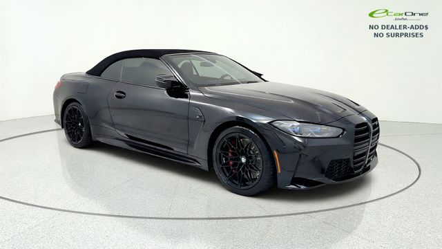 Black Sapphire Metallic 2024 BMW M4 Convertible All-Wheel Drive 8-Speed Automatic