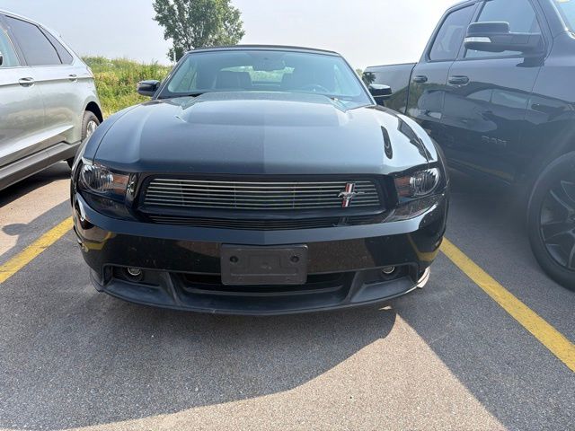 Black 2011 Ford Mustang Convertible Rear-Wheel Drive 6-Speed Automatic