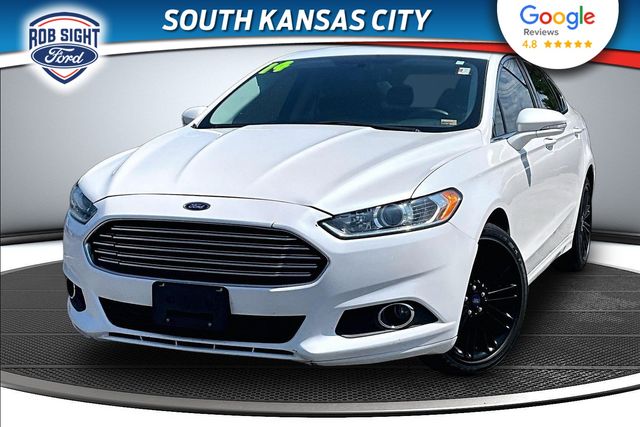 White Platinum Clearcoat Metallic 2014 Ford Fusion Sedan Front-Wheel Drive 6-Speed Automatic