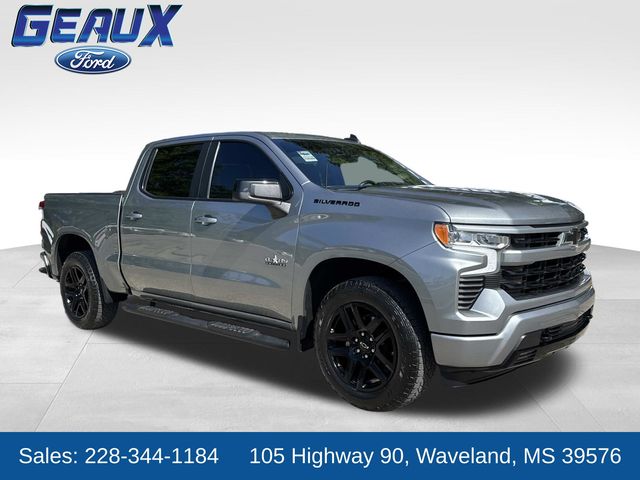 Sterling Gray Metallic 2024 Chevrolet Silverado 1500 RST Crew Cab RWD Pickup Truck 4X2 Automatic