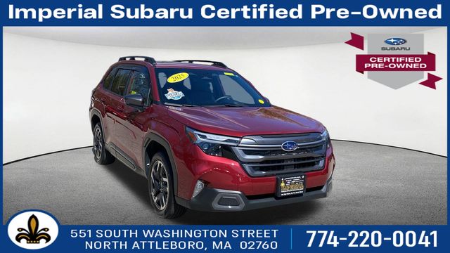 Crimson Red Pearl 2025 Subaru Forester SUV / Crossover All-Wheel Drive Continuously Variable Transmission